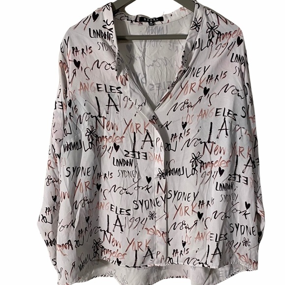 Rebel Wilson. X Angels Tops - Rebel Wilson X Angels City Name Blouse Pastels 1X